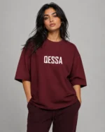 Qessa Signature Oversized Box Fit T-Shirt - Image 4